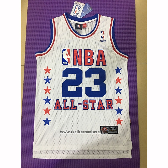 Camiseta All Star 2003 Michael Jordan #23 Blanco